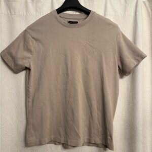 Men’s Porter And Ash Performance Tee Crew Neck  In Tan Size XL